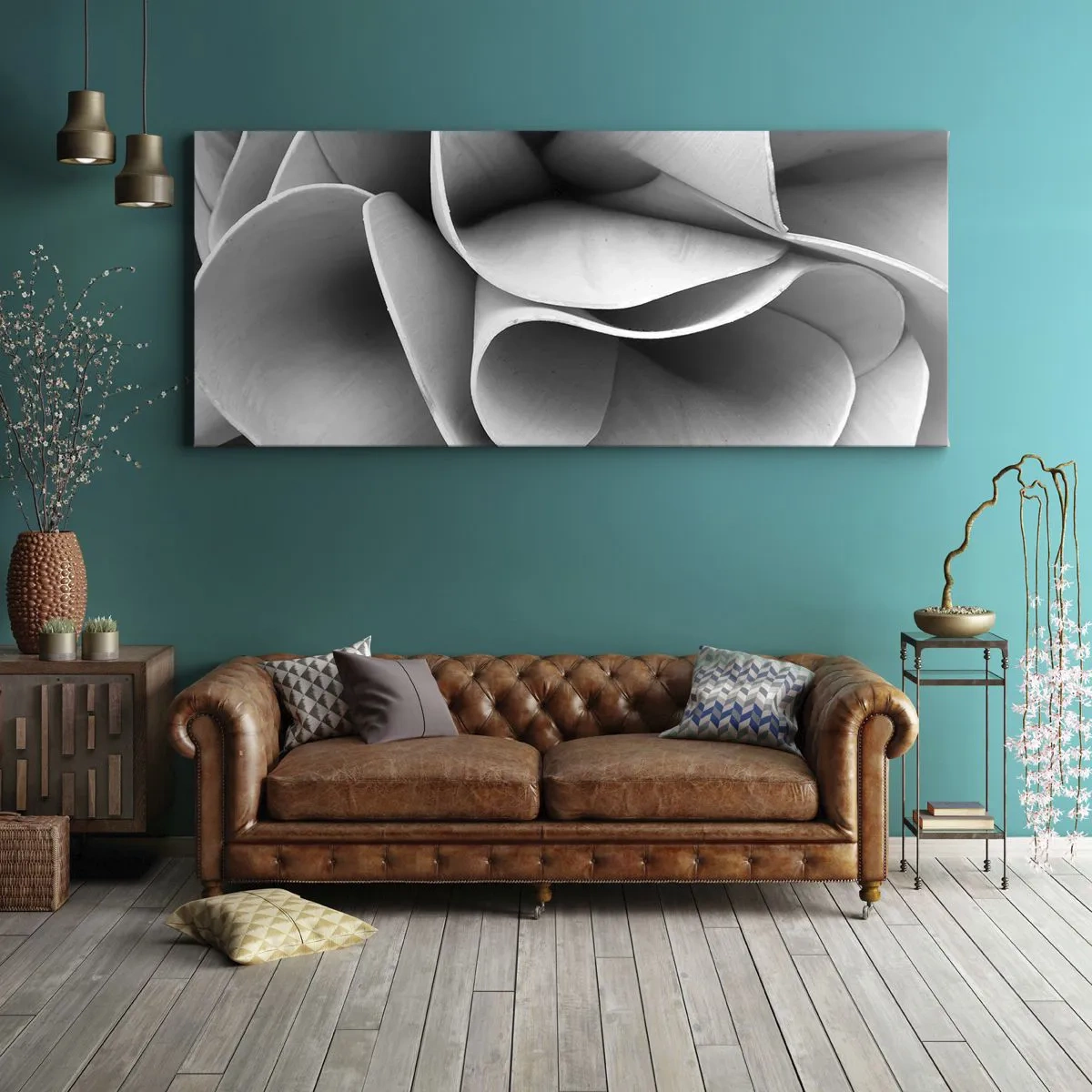 Tablou pe pânză - Se întâmplă în spațiu - 100x40 cm