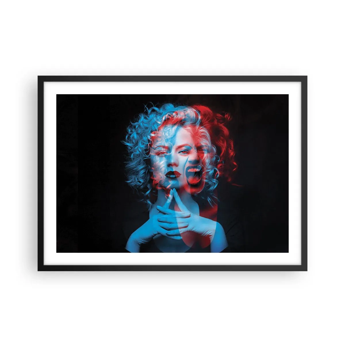 Poster în ramă neagră - Alter ego - 70x50 cm