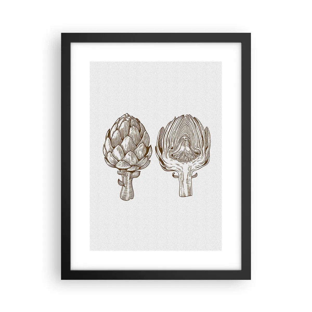 Poster în ramă neagră - Lecție de anatomie - 30x40 cm