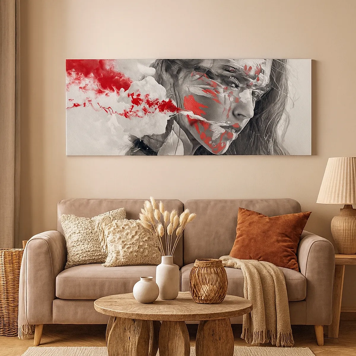 Tablou pe pânză - În aburul absurdului - 30x30 cm