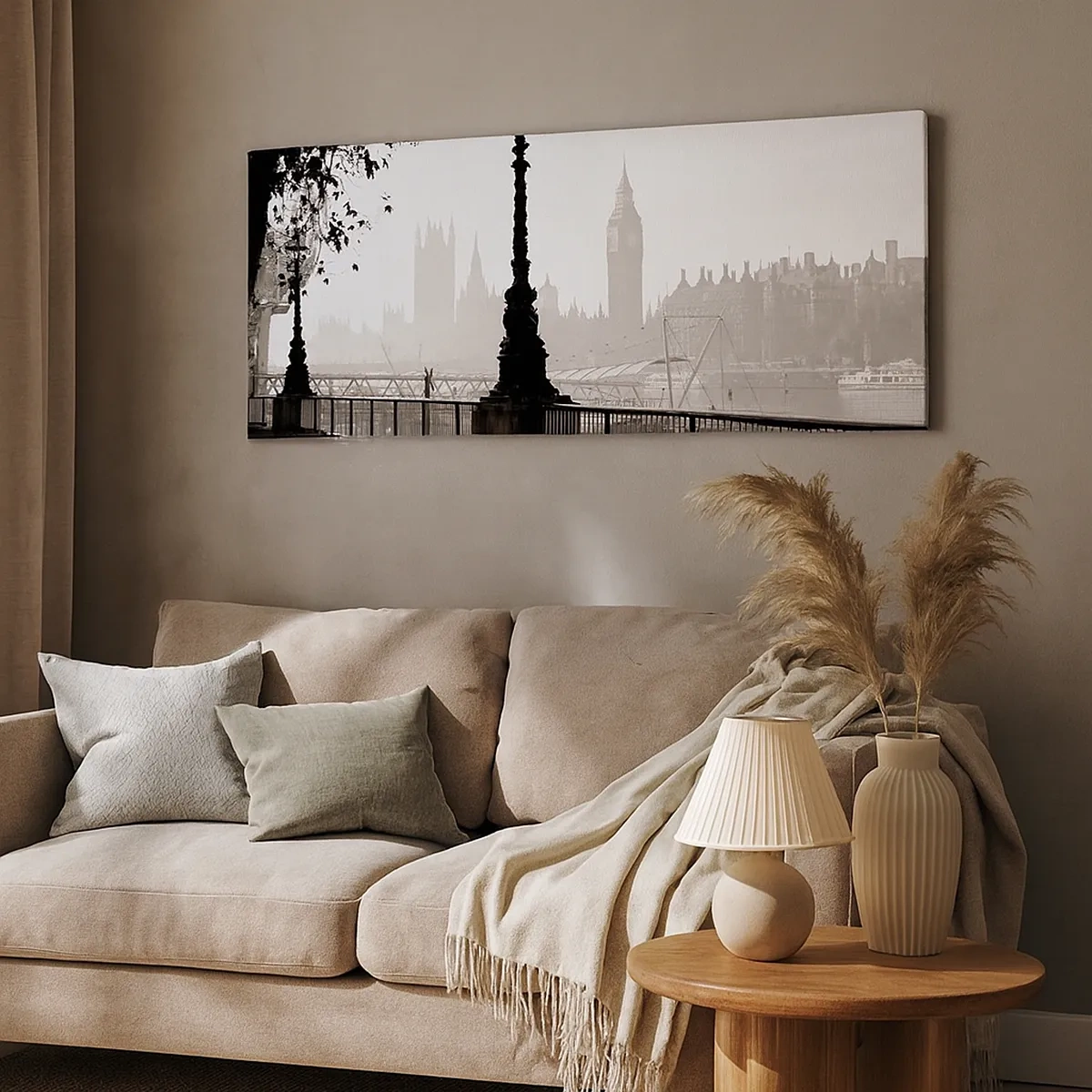 Tablou pe pânză - Londra de dimineața - 30x30 cm