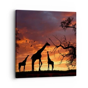 Tablou pe pânză - O mică cină cu cei dragi - 30x30 cm