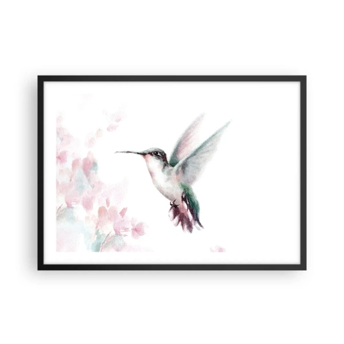 Poster în ramă neagră - Oprit în mișcare - 70x50 cm