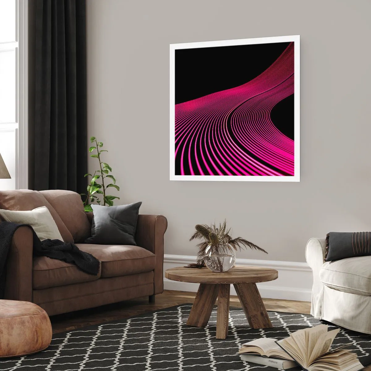 Poster - Bulevardul de lumină - 40x40 cm
