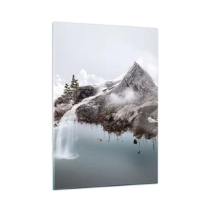 Tablou pe sticlă - Prin ochii unui suprarealist - 50x70 cm