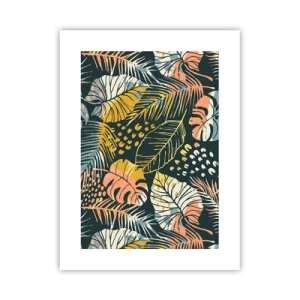 Poster - Fantezie cu frunze - 30x40 cm