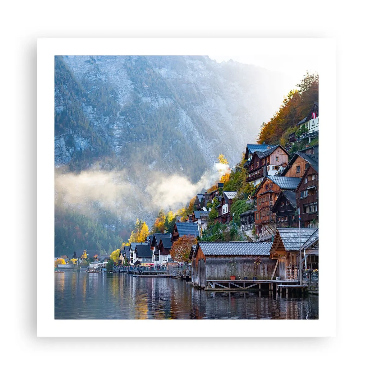 Poster - Atmosferă alpină - 60x60 cm