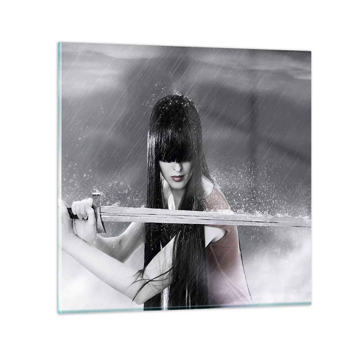 Tablou pe sticlă - Frumoasă și periculoasă - 30x30 cm