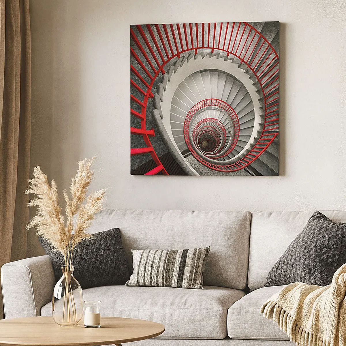 Tablou pe pânză - Jocuri arhitecturale - 30x30 cm