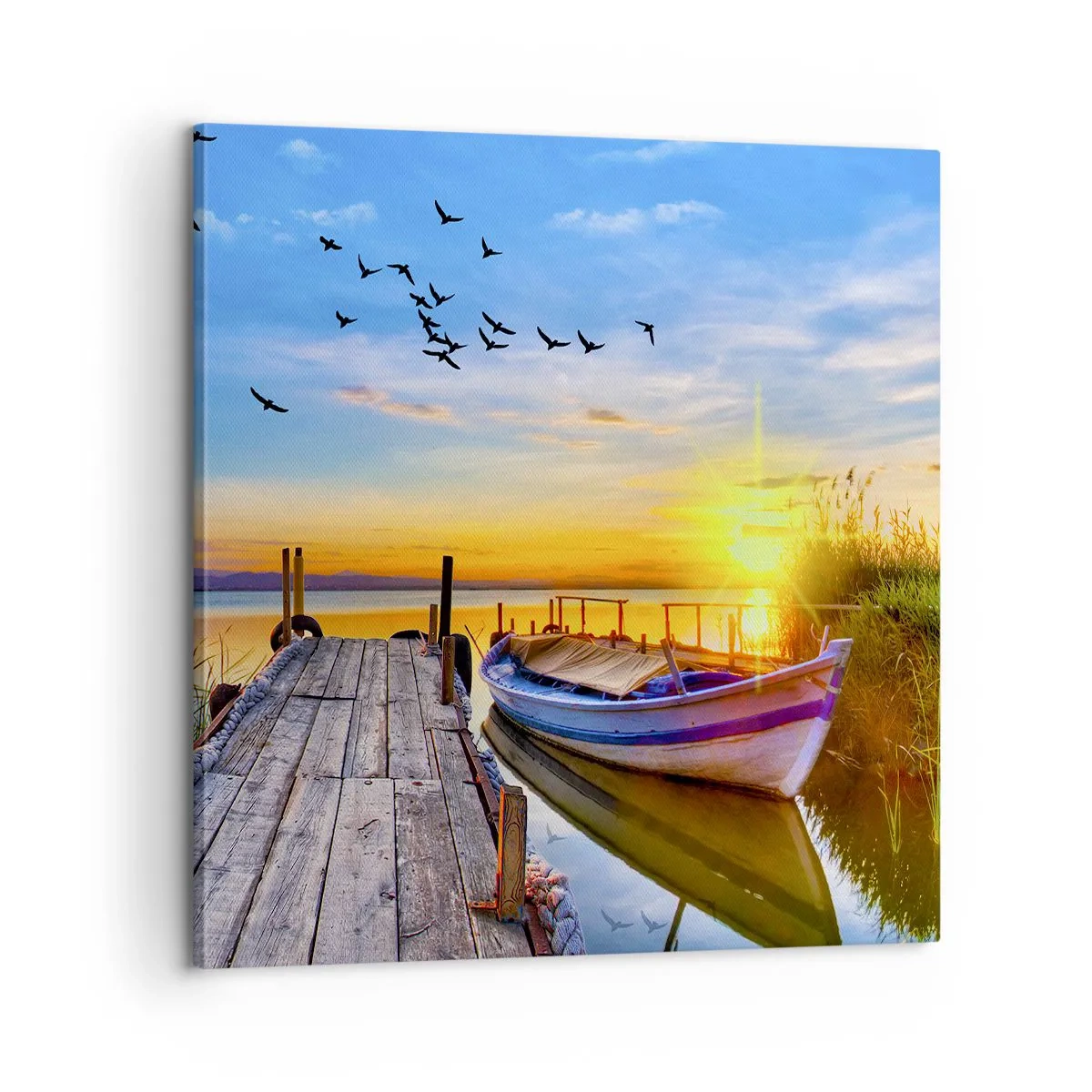 Tablou pe pânză - La revedere, până mâine - 60x60 cm