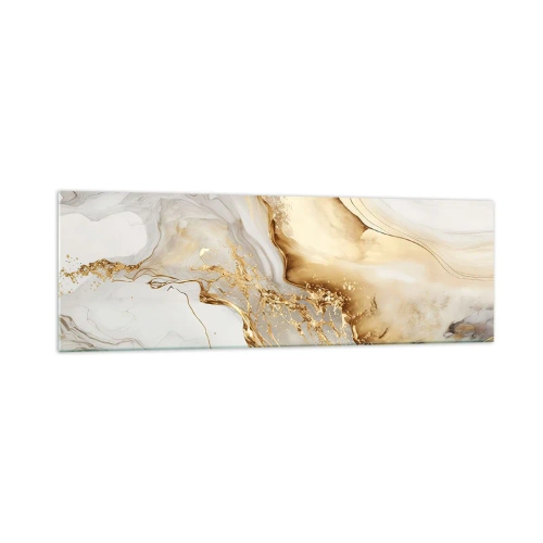 Tablou pe sticlă - Abstracție: frumusețe și bunătate - 160x50 cm