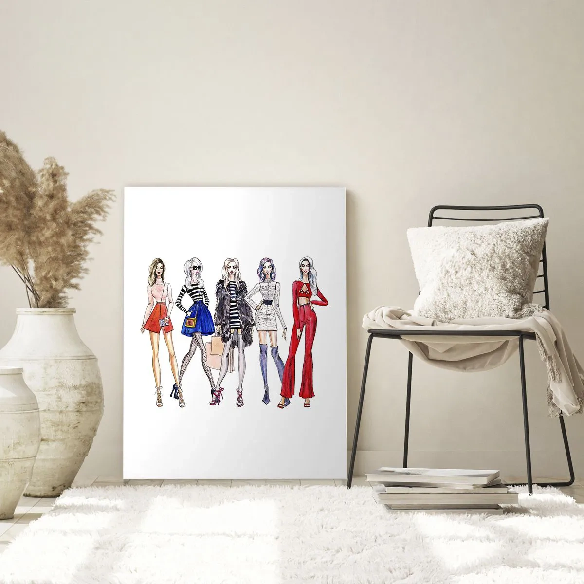 Tablou pe sticlă - Every week Fashion Week - 50x70 cm