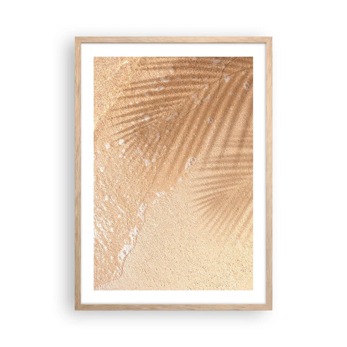 Poster în ramă de stejar deschis - Umbra unei veri fierbinți - 50x70 cm