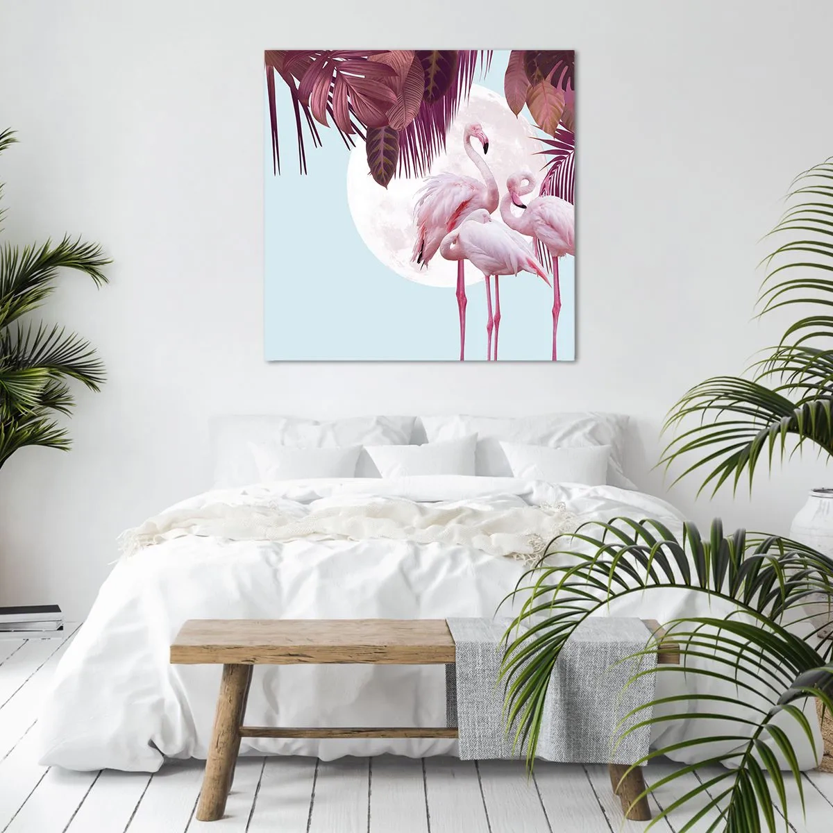 Tablou pe pânză - Harul a trei păsări - 70x70 cm