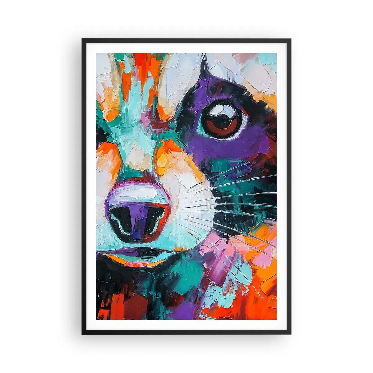 Poster în ramă neagră - Doar emoții bune - 70x100 cm