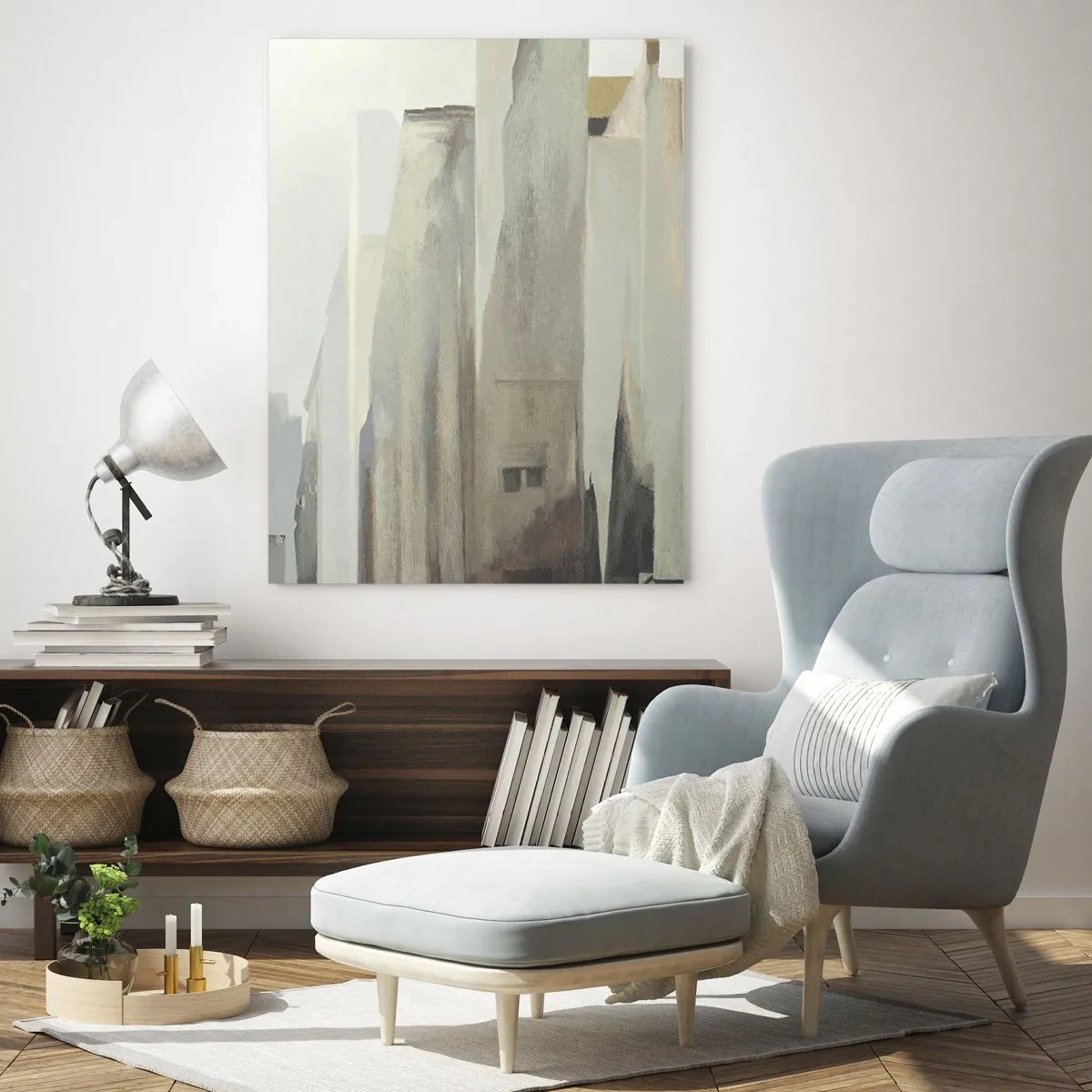 Tablou pe sticlă - Vis urban - 50x70 cm
