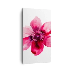 Tablou pe pânză - Sărut parfumat de carmin - 45x80 cm