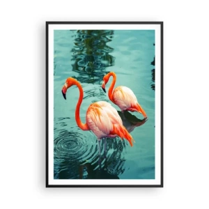 Poster în ramă neagră - Suntem bune de revistele de modă - 70x100 cm