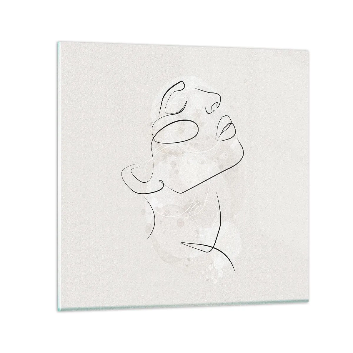 Tablou pe sticlă - Schiță de vis - 40x40 cm