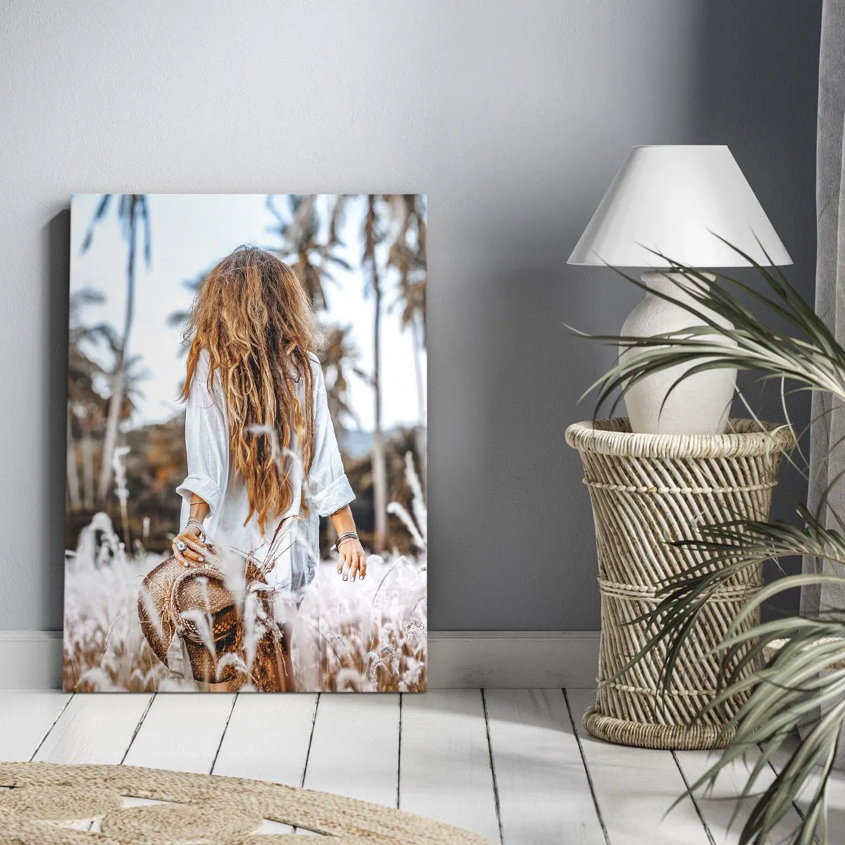 Tablou pe pânză - Născută din puful de iarbă - 70x100 cm