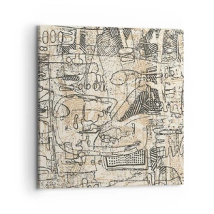 Tablou pe pânză - Așteaptă să fie descifrat - 70x70 cm