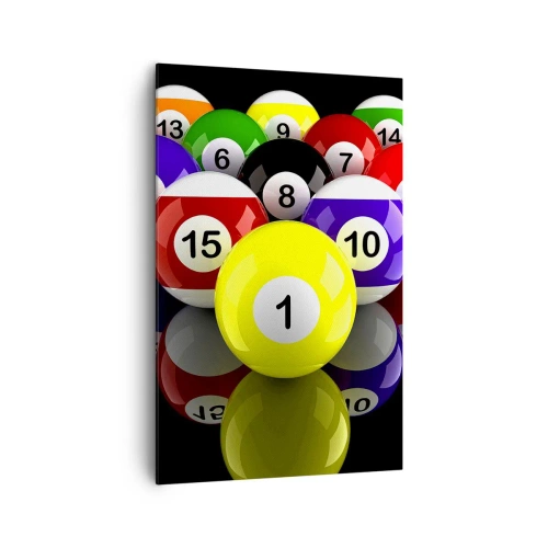 Tablou pe pânză - Diferite culori de joc - 80x120 cm