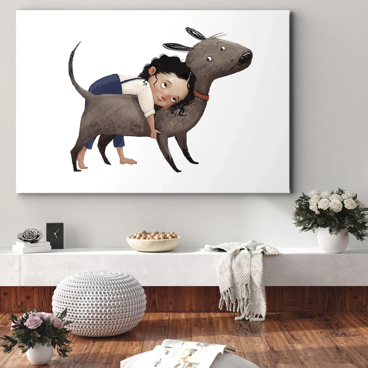 Tablou pe pânză - Cei mai buni prieteni - 120x80 cm