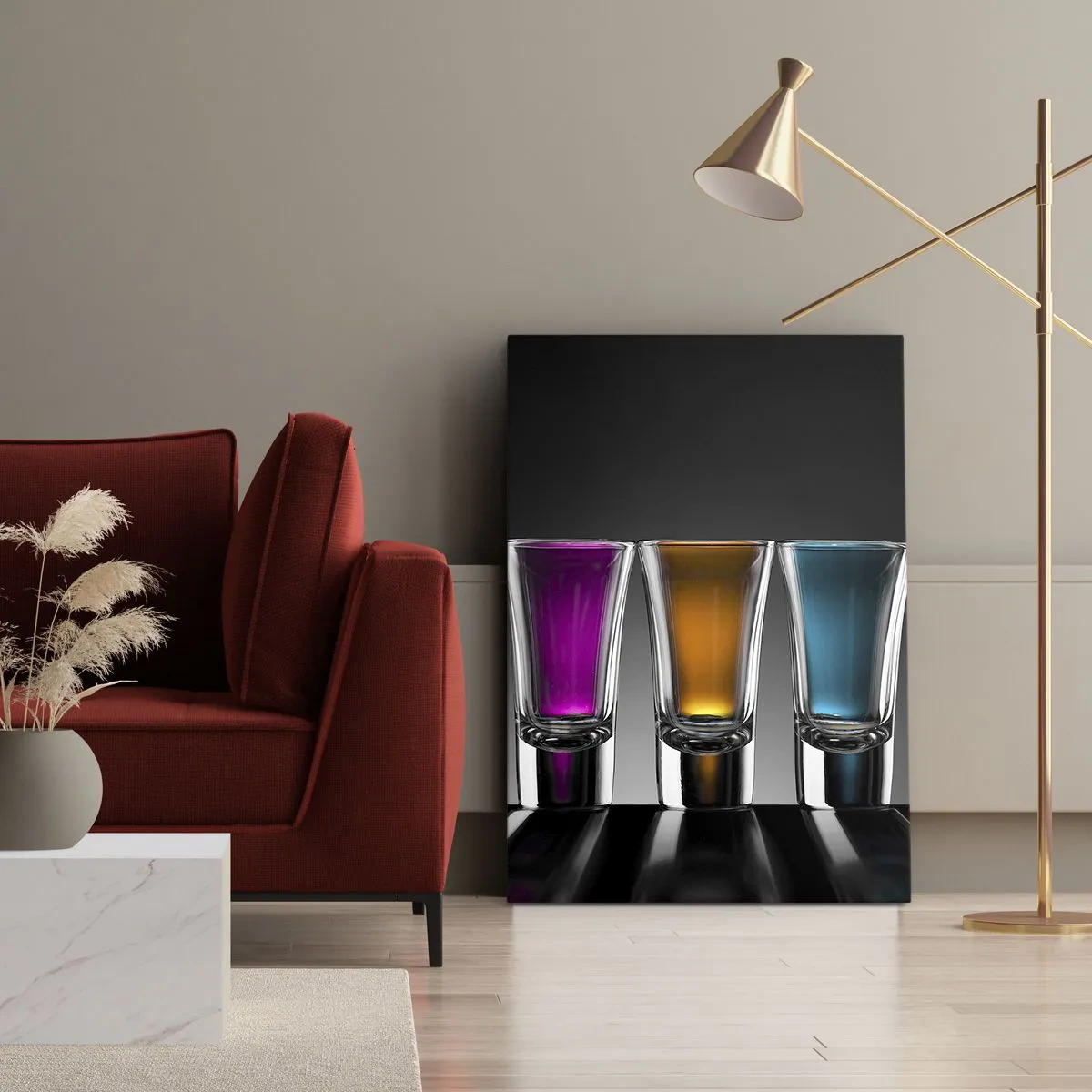 Tablou pe pânză - Culori de bucurie - 80x120 cm