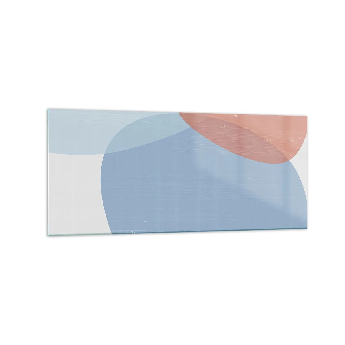 Tablou pe sticlă - Relații pastelate - 120x50 cm