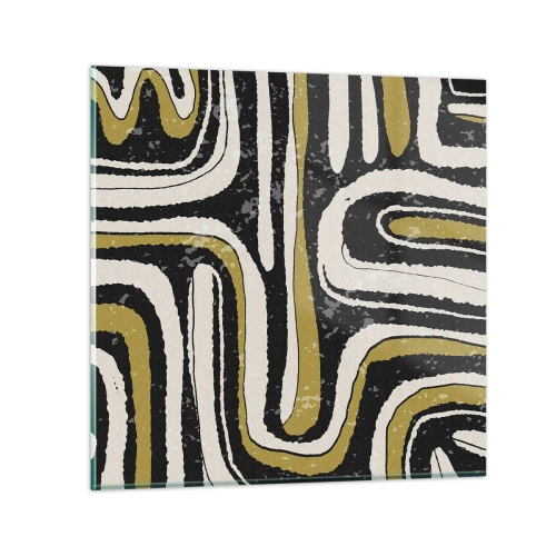 Tablou pe sticlă - Compoziție: pasaje și alei - 60x60 cm