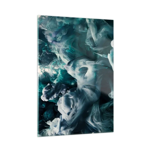 Tablou pe sticlă - Mișcarea culorilor - 50x70 cm