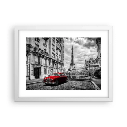 Poster în ramă albă - Prădător în oraș - 40x30 cm