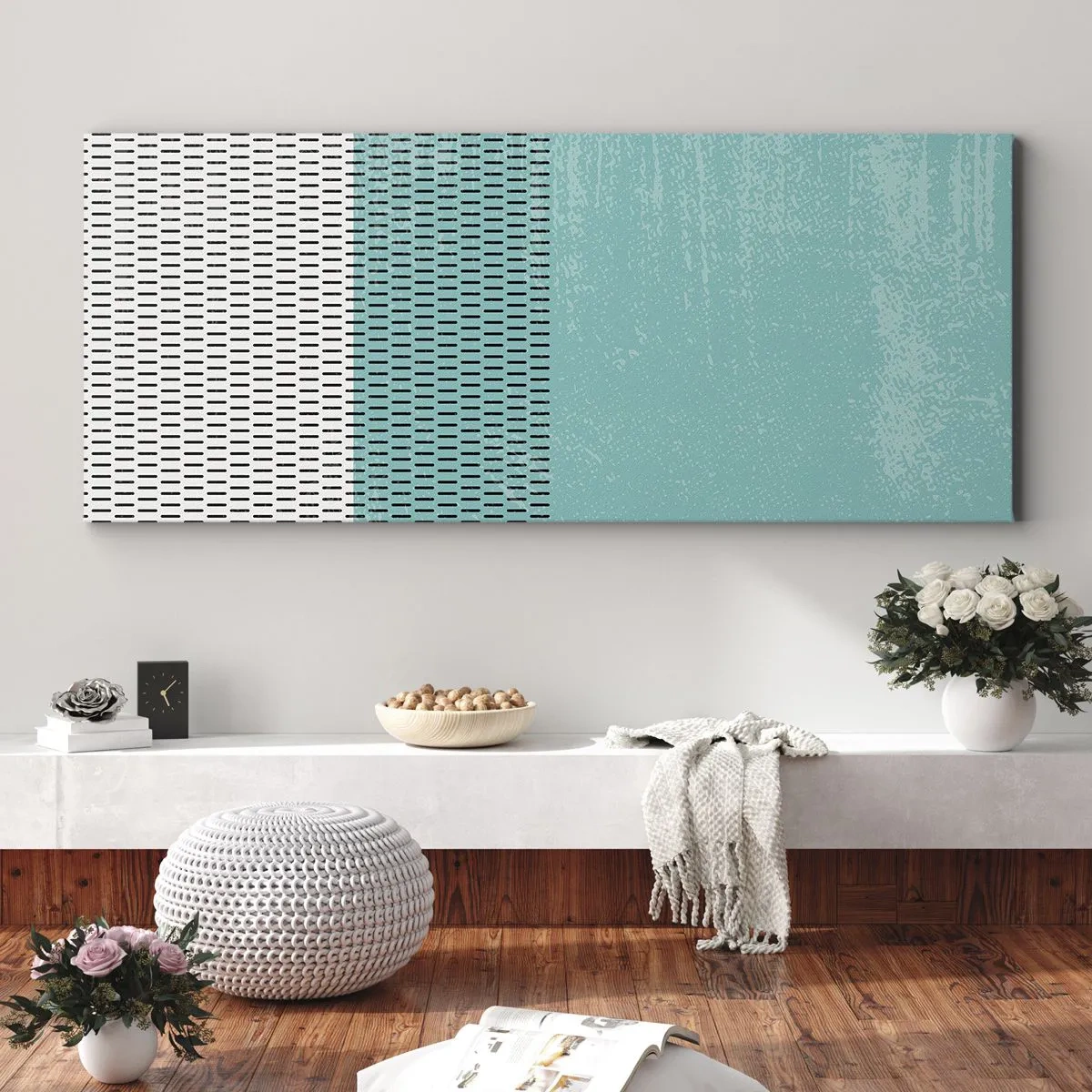 Tablou pe pânză - Compoziție echilibrată - 100x40 cm
