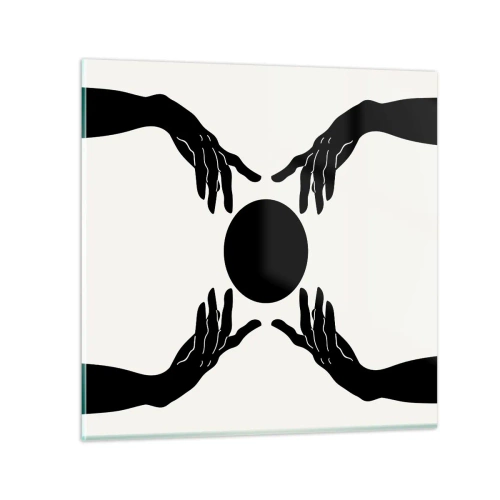 Tablou pe sticlă - Semnul secret - 30x30 cm