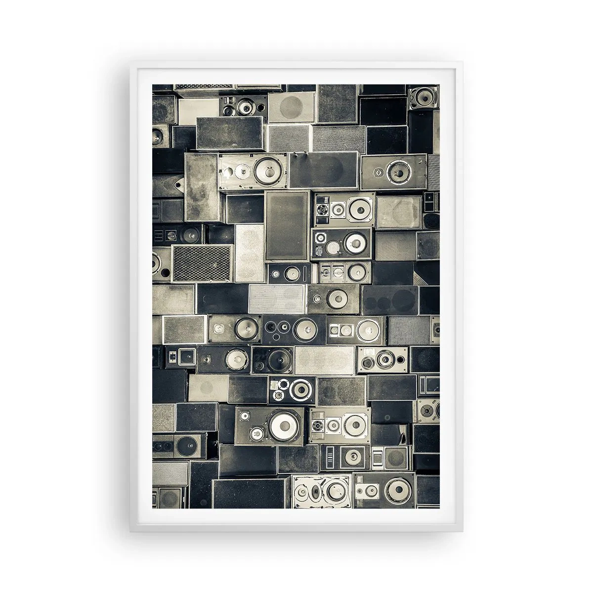 Poster în ramă albă - Și totul este în regulă - 70x100 cm