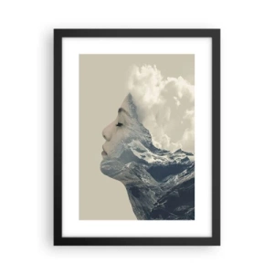 Poster în ramă neagră - Frumusețea elementelor - 30x40 cm