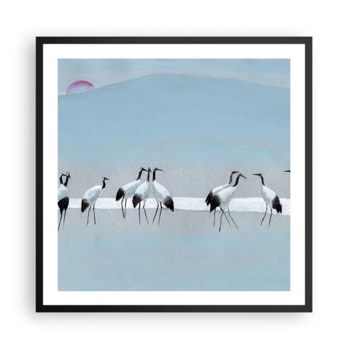 Poster în ramă neagră - După o zi fierbinte - 60x60 cm