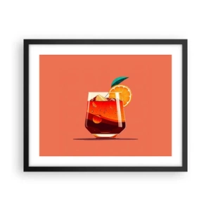 Poster în ramă neagră - Răcoare de vară - 50x40 cm