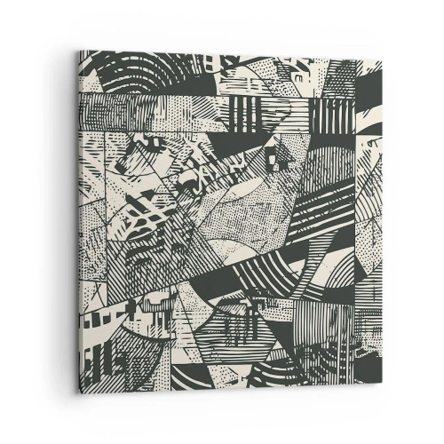 Tablou pe pânză - Dinamica de astăzi - 60x60 cm