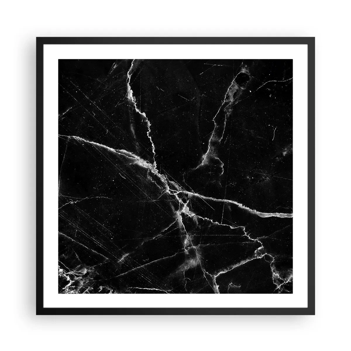 Poster în ramă neagră - Viața secretă a unei pietre - 60x60 cm