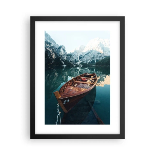 Poster în ramă neagră - Ca și cum ar fi pictat pe sticlă - 30x40 cm