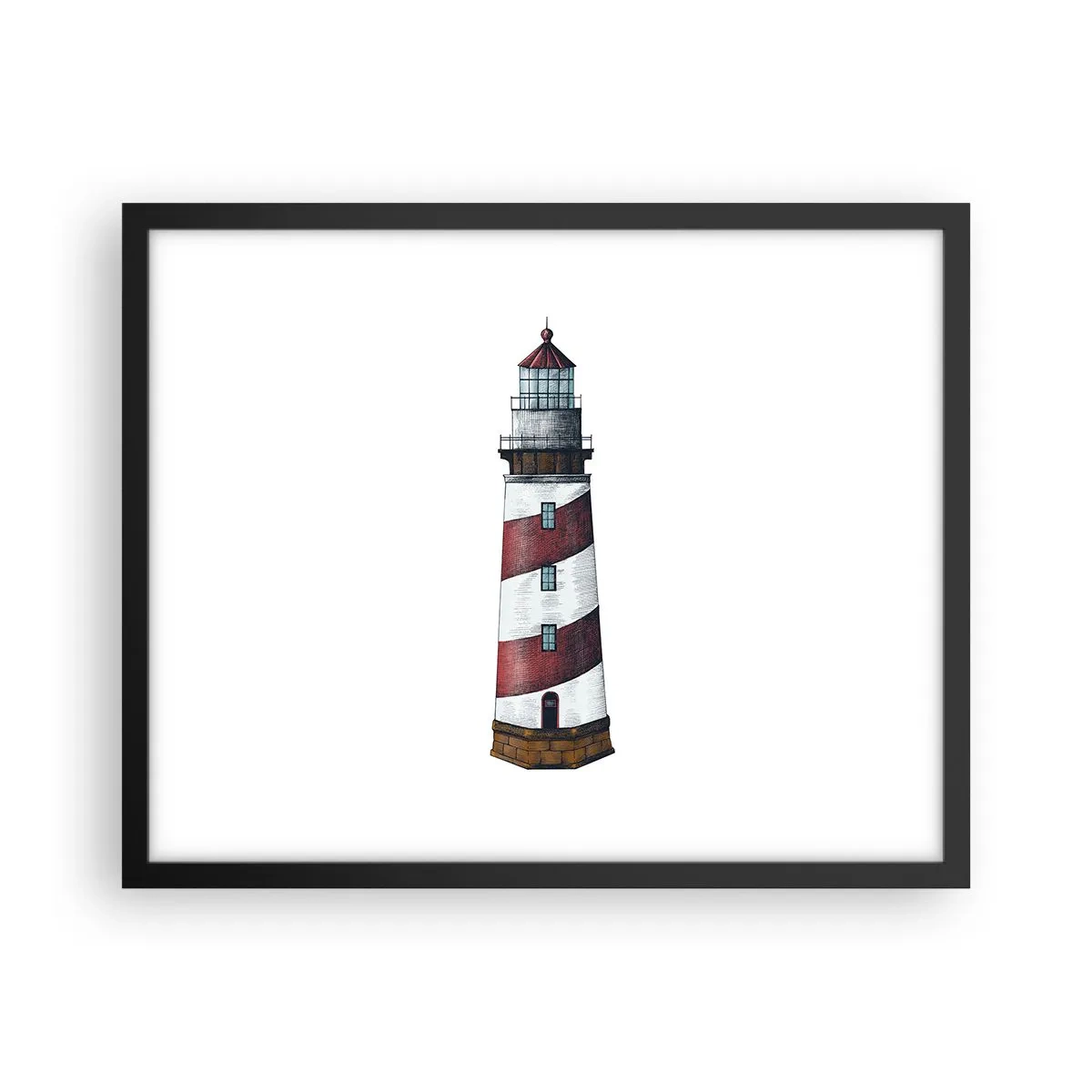 Poster în ramă neagră - Întotdeauna de veghe - 50x40 cm