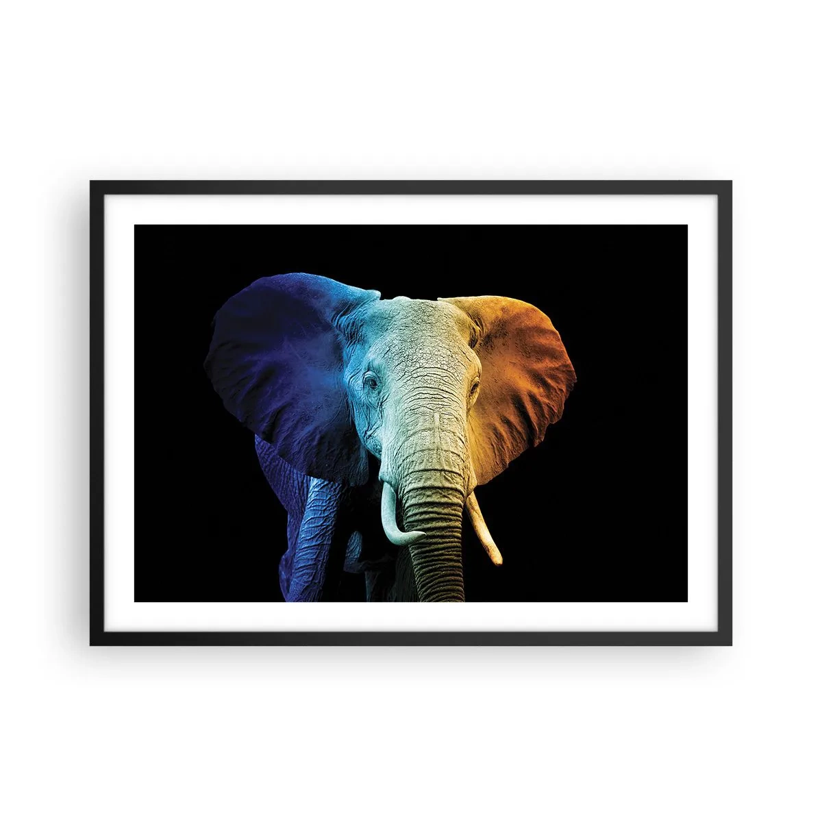 Poster în ramă neagră - Excentric, nu ciudat - 70x50 cm