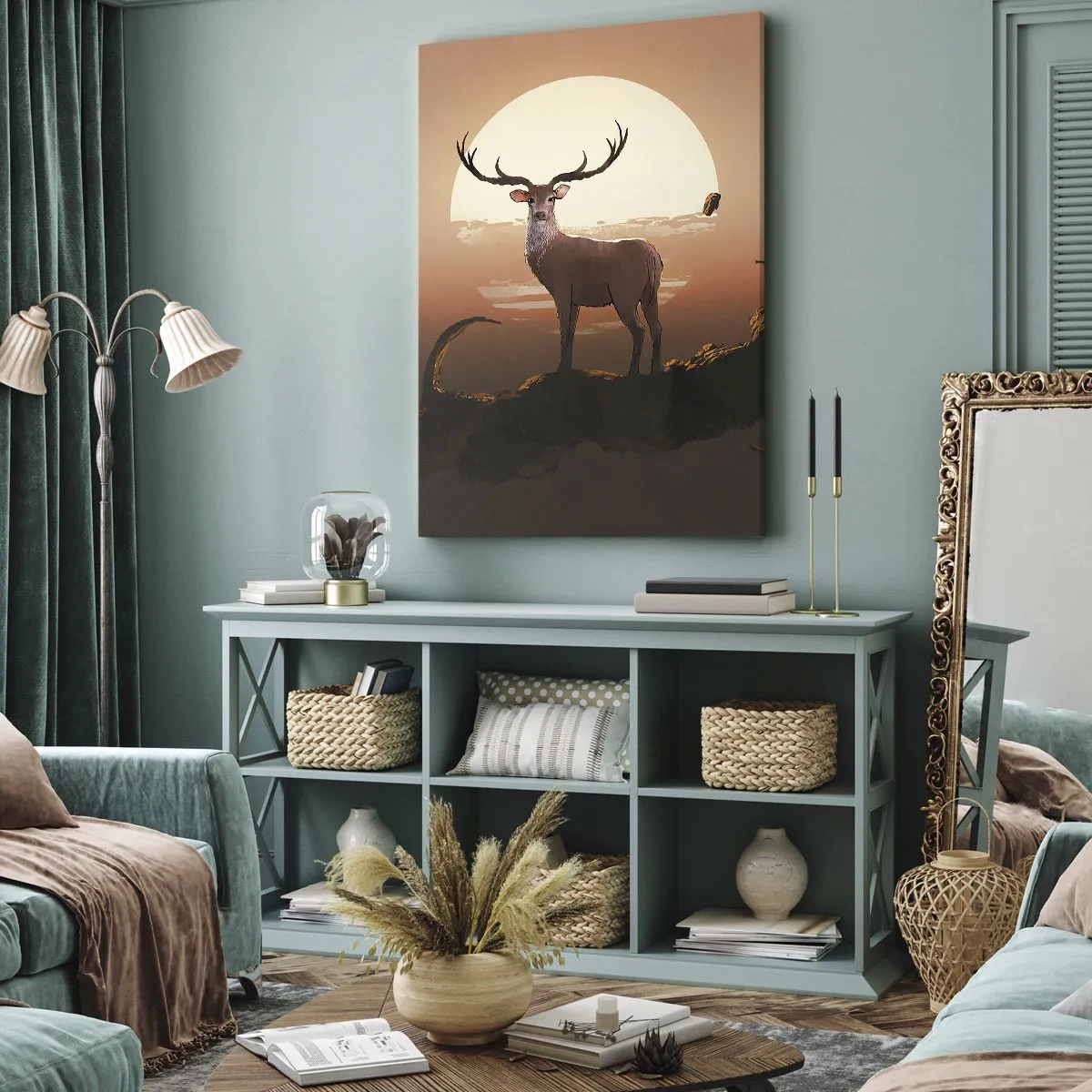 Tablou pe pânză - Această noapte este diferită de oricare alta - 65x120 cm