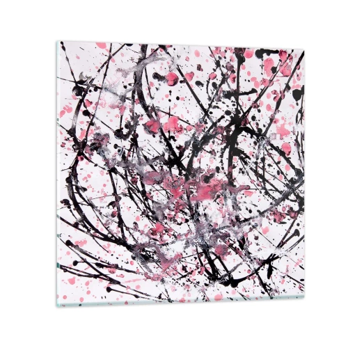 Tablou pe sticlă - Natura trecătoare a vieții - 40x40 cm
