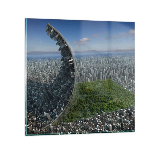 Tablou pe sticlă - Natura este eternă - 30x30 cm