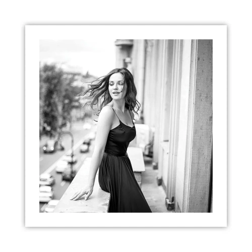 Poster - Cu siguranță e o fată pariziană - 50x50 cm