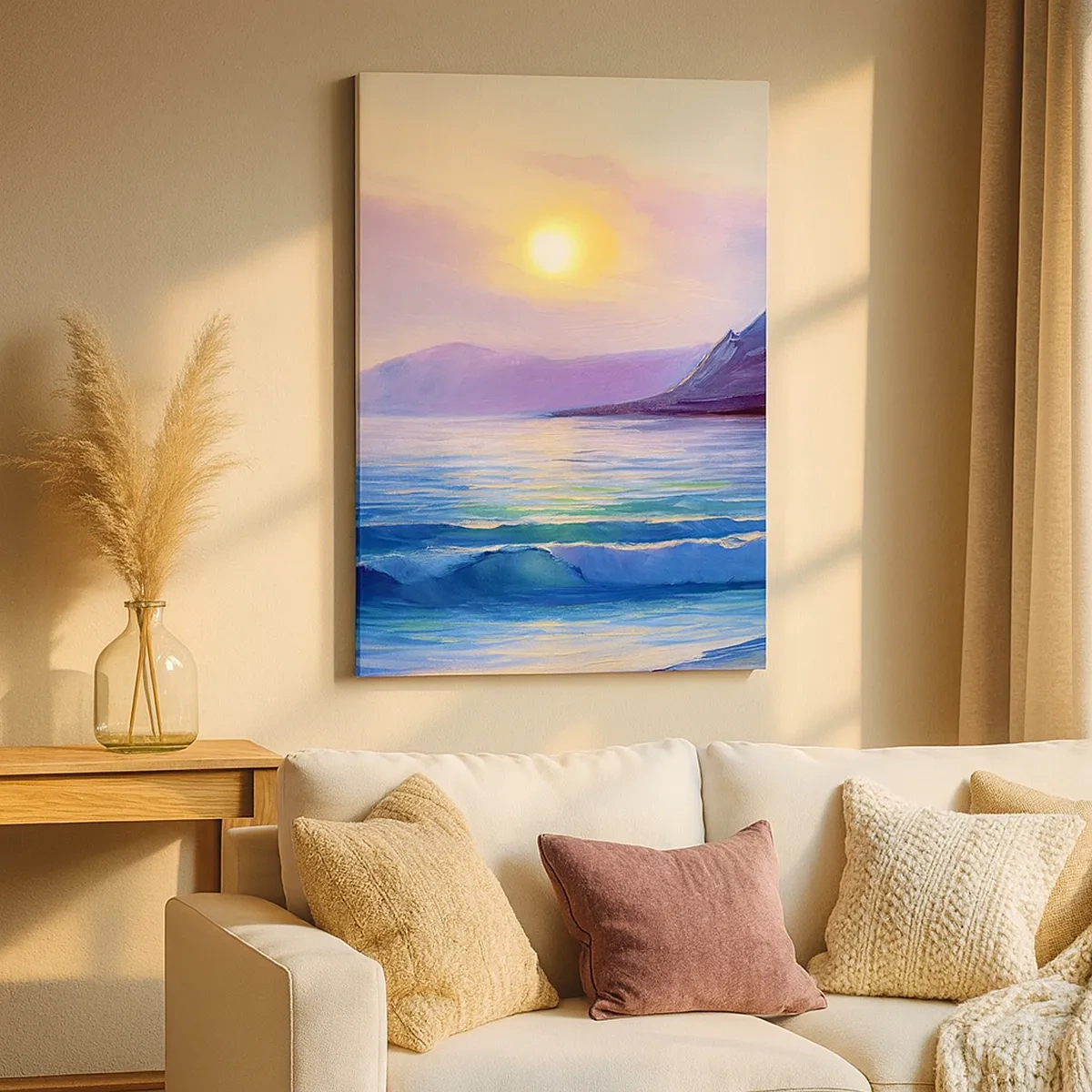 Tablou pe pânză - Cristale de apă și aer - 50x70 cm