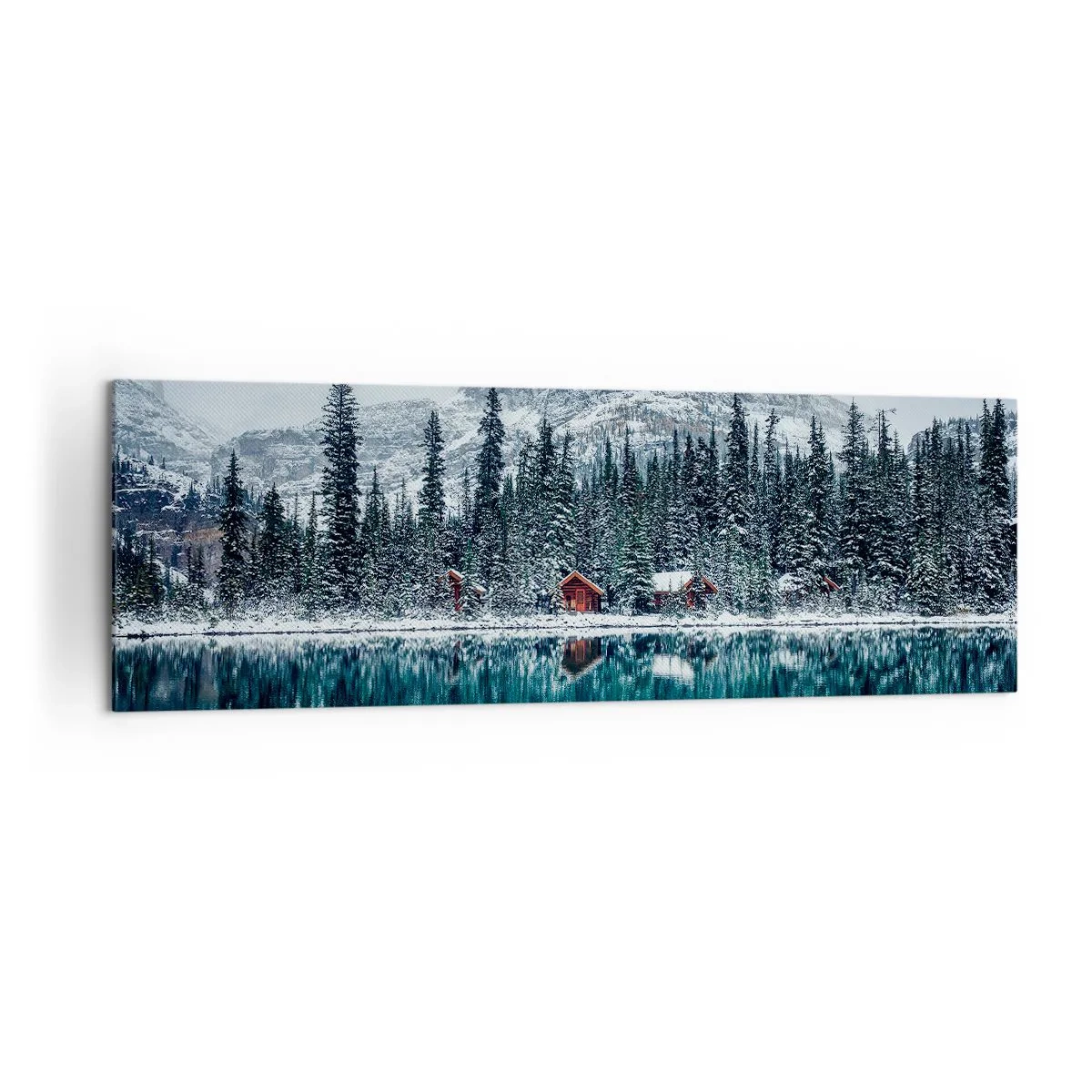 Tablou pe pânză - Refugiu canadian - 160x50 cm