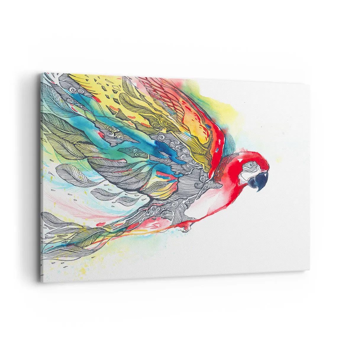 Tablou pe pânză - Trăiește în culori - 100x70 cm